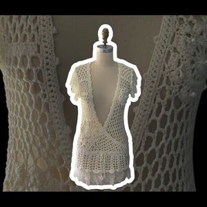 STYLE Crochet & Lace Top